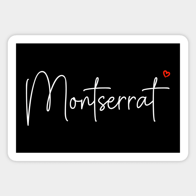 Montserrat Sticker by finngifts